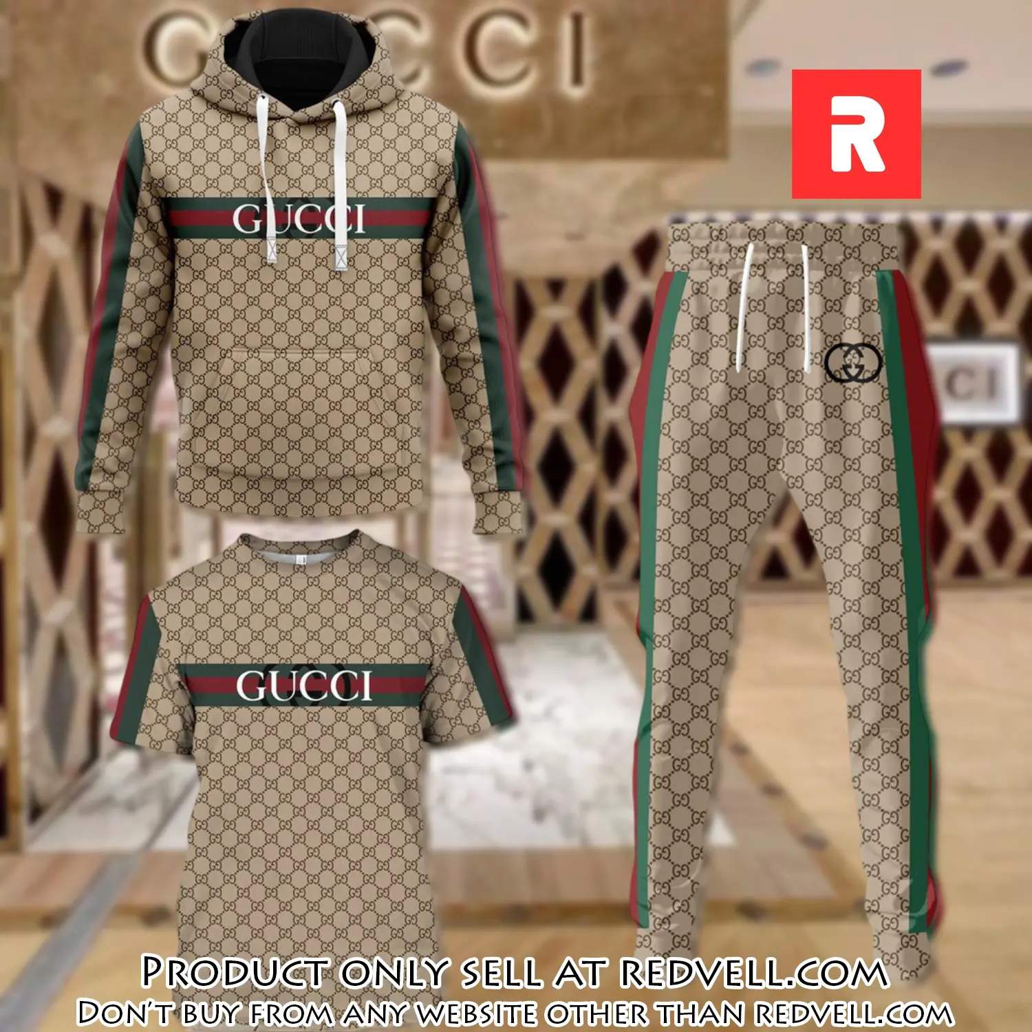 Gucci luxury brand combo tshirt hoodie long pants set trending 24 outfit sport lcs1036 rv4453326